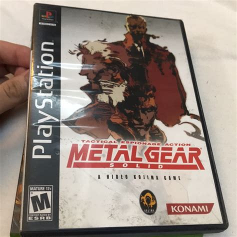 Metal Gear Solid Ps1 Long Box 